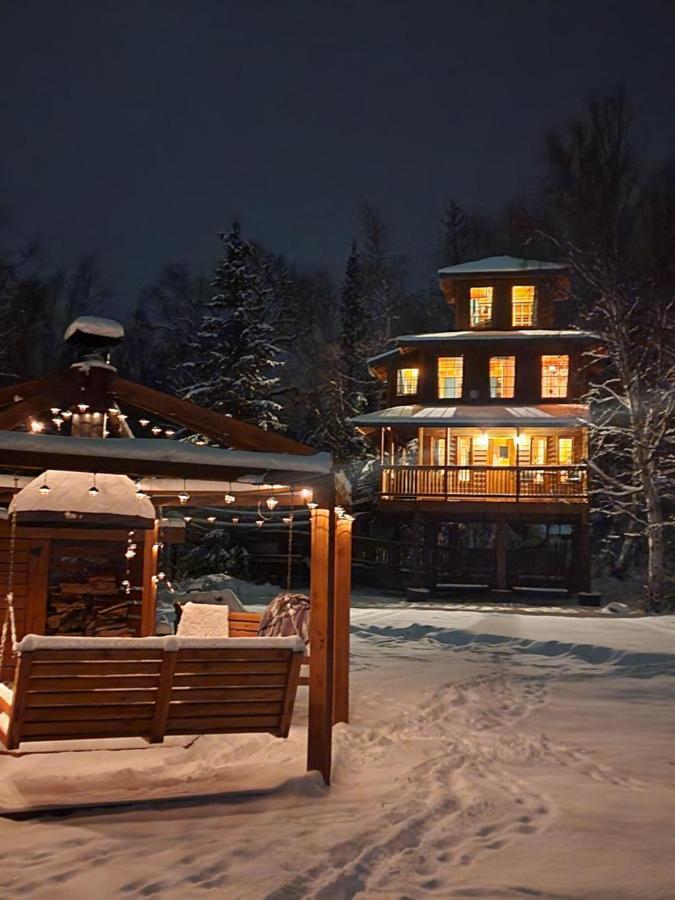 The Eagle'S Nest Treehouse Cabin Palmer Exteriör bild